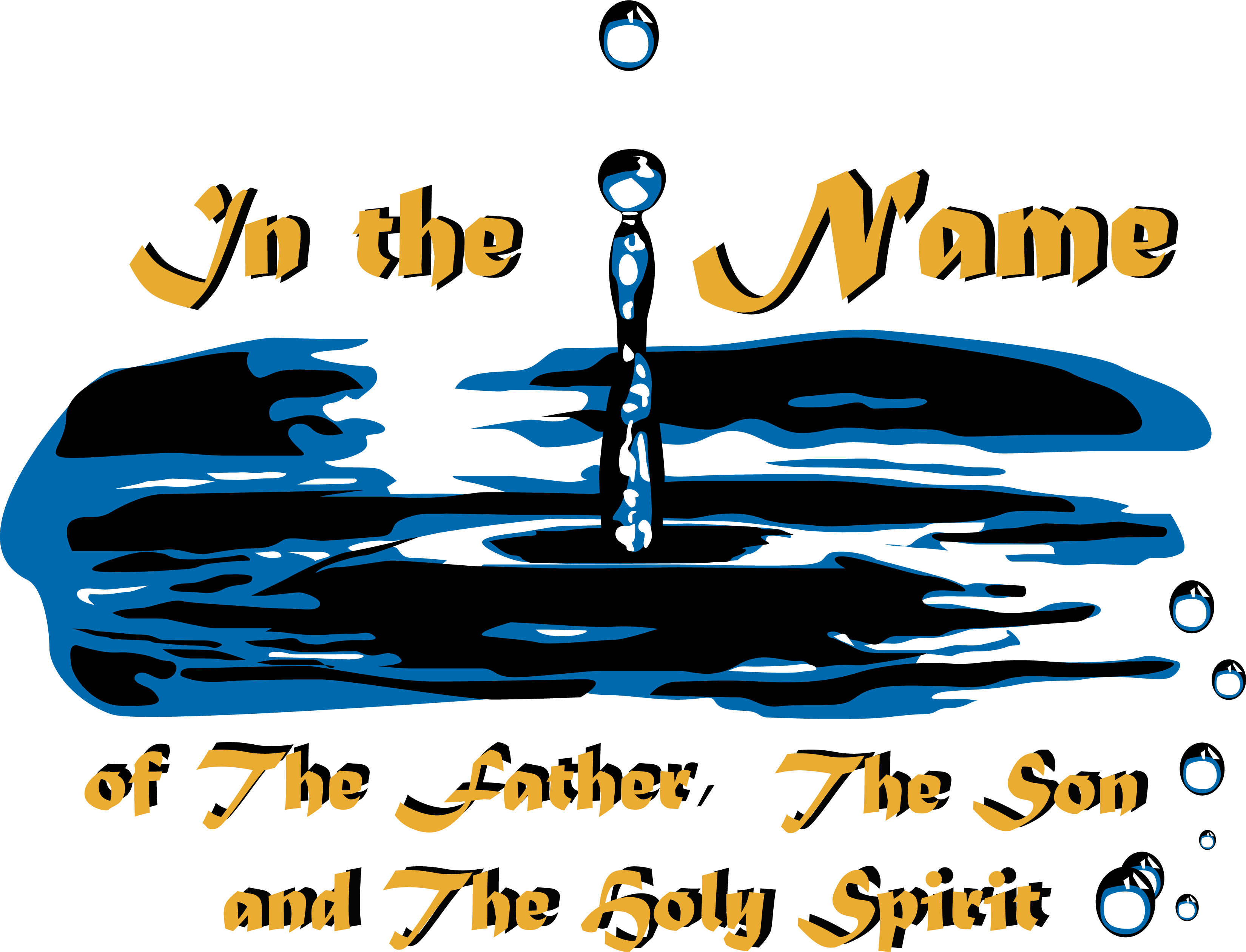 Water Baptism Clipart - Png Download (3300x2521), Png Download