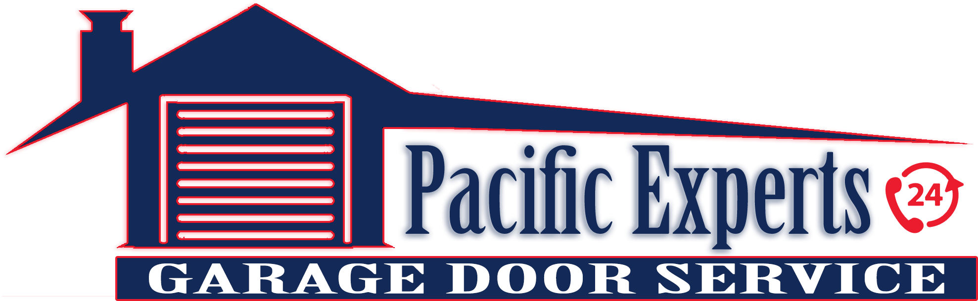 Home Pacific Experts Garage Door - Garage Door Opener Clipart (2112x768), Png Download
