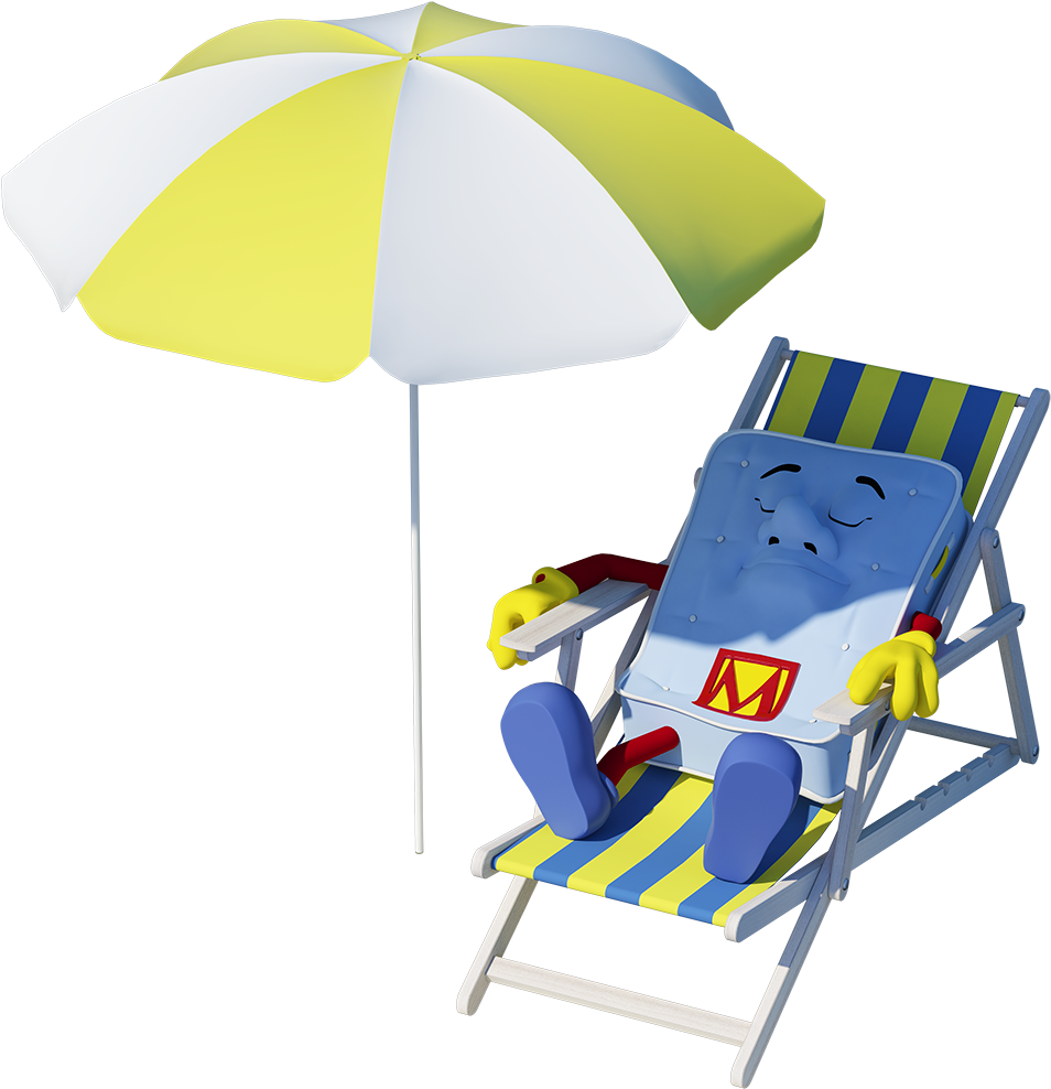 Mattressman Sun Bathing - Mattressman Ltd Clipart (1024x1024), Png Download