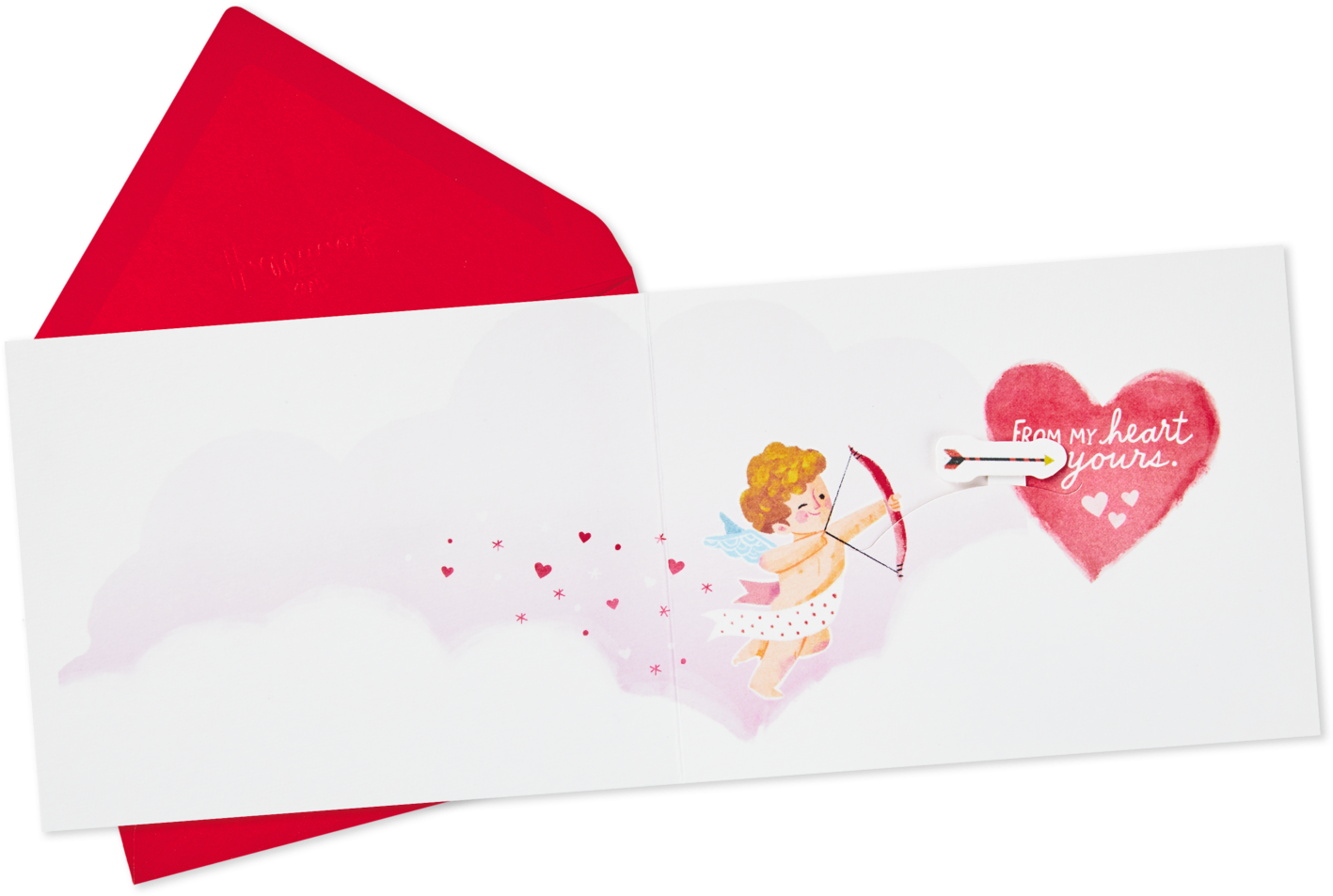Happy Heart Day Cupid Mini Pop Up Valentine's Day - Valentine's Day Clipart (1470x1470), Png Download