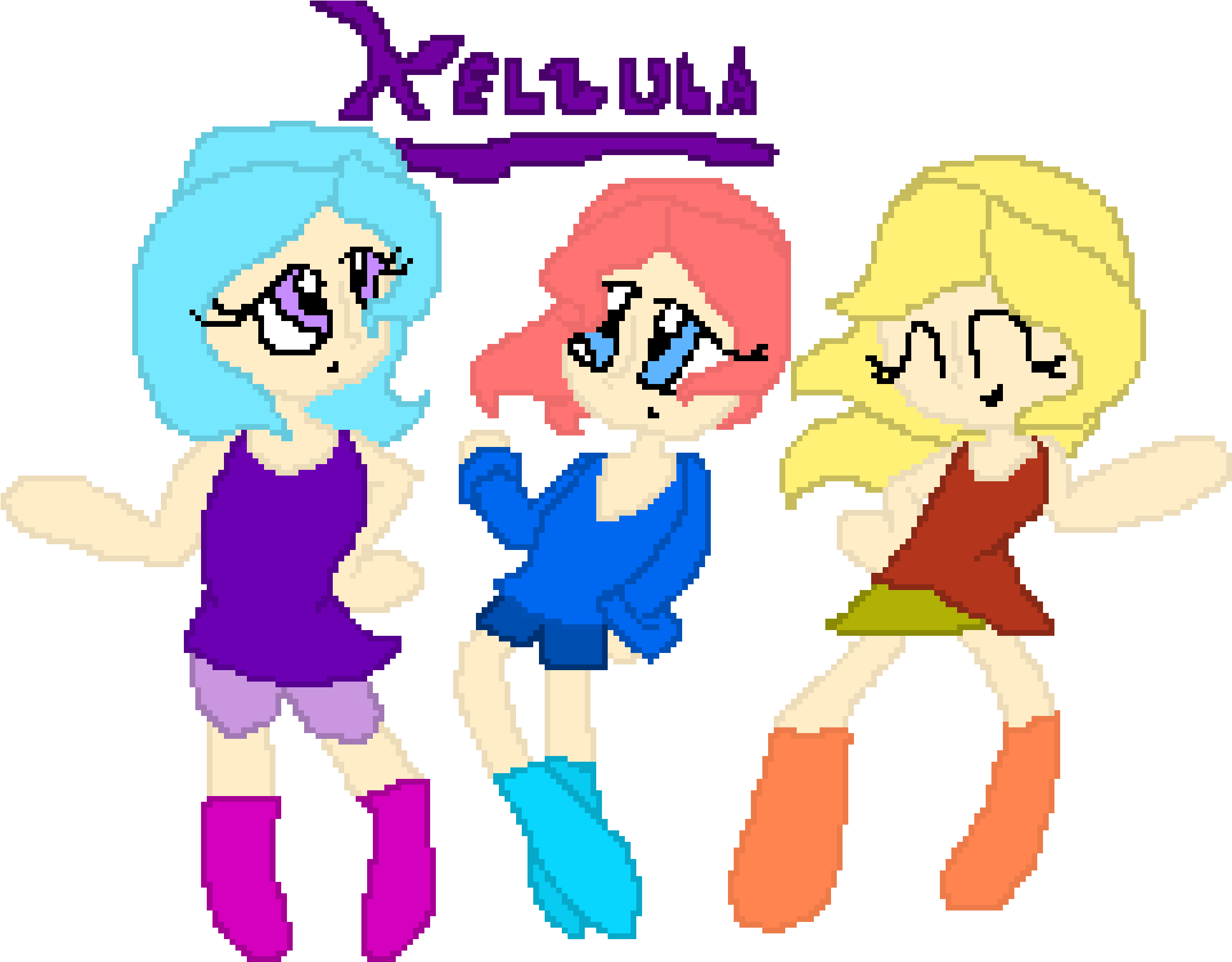 Kellula & Friends - Cartoon Clipart (2170x1680), Png Download