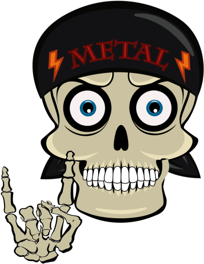 Animated Fun Skull Stickers Halloween Messages Sticker-1 - Sticker Clipart (618x618), Png Download