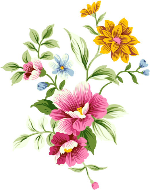Art Clipart - Flower Png Transparent Png (593x700), Png Download
