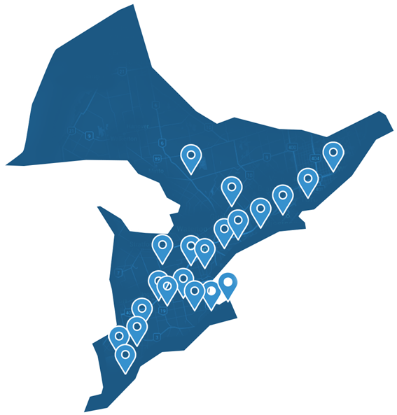 Serving Cities And Towns Across Ontario - Manta Ray Clipart (600x600), Png Download