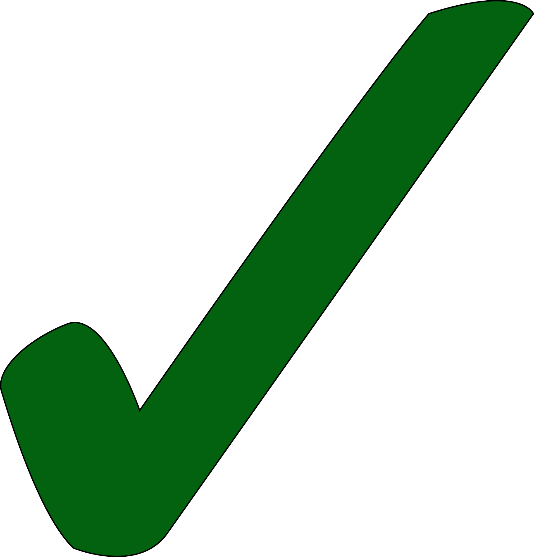 Green Check Icon - Icon Clipart (1718x1790), Png Download