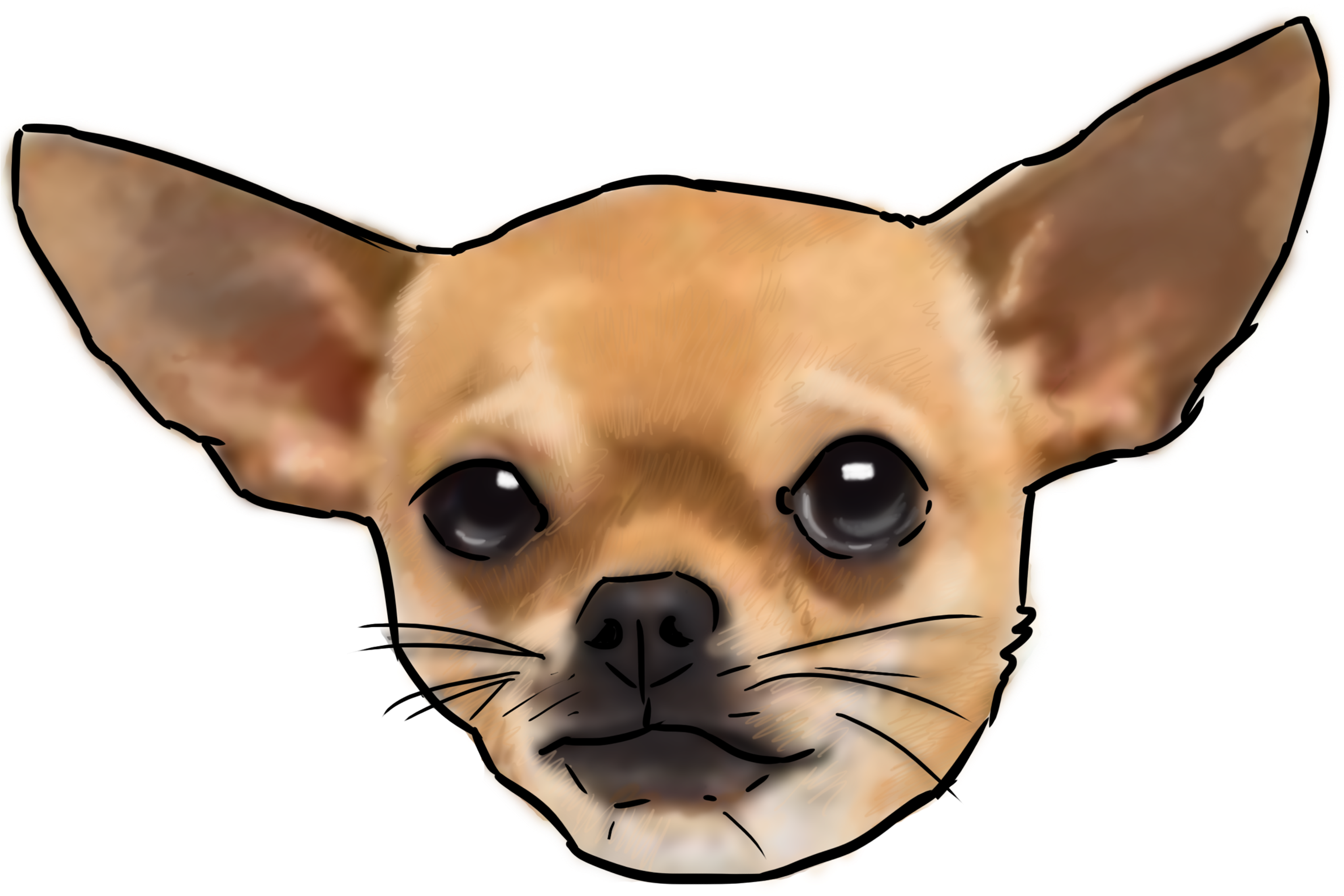Why Are You - Chihuahua Png Clipart (3000x3000), Png Download