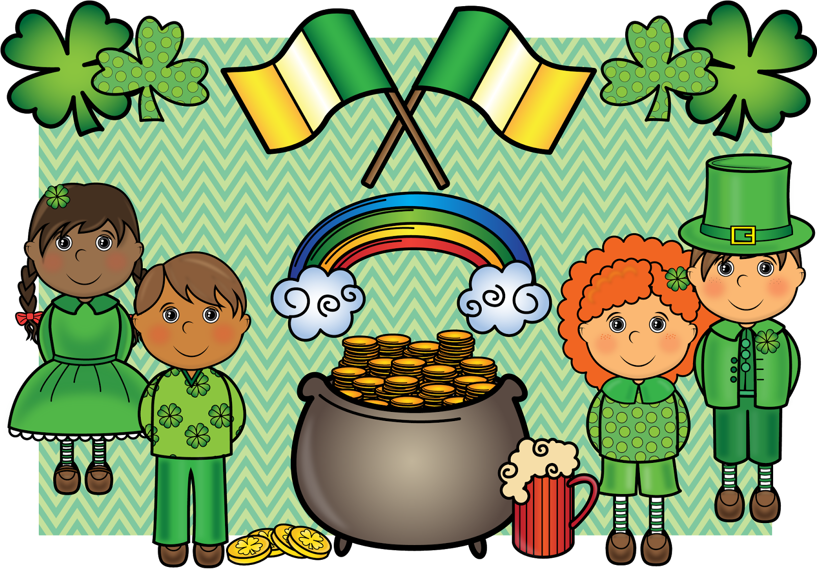 Patrick's Day Clipart - Clip Art - Png Download (1600x1125), Png Download