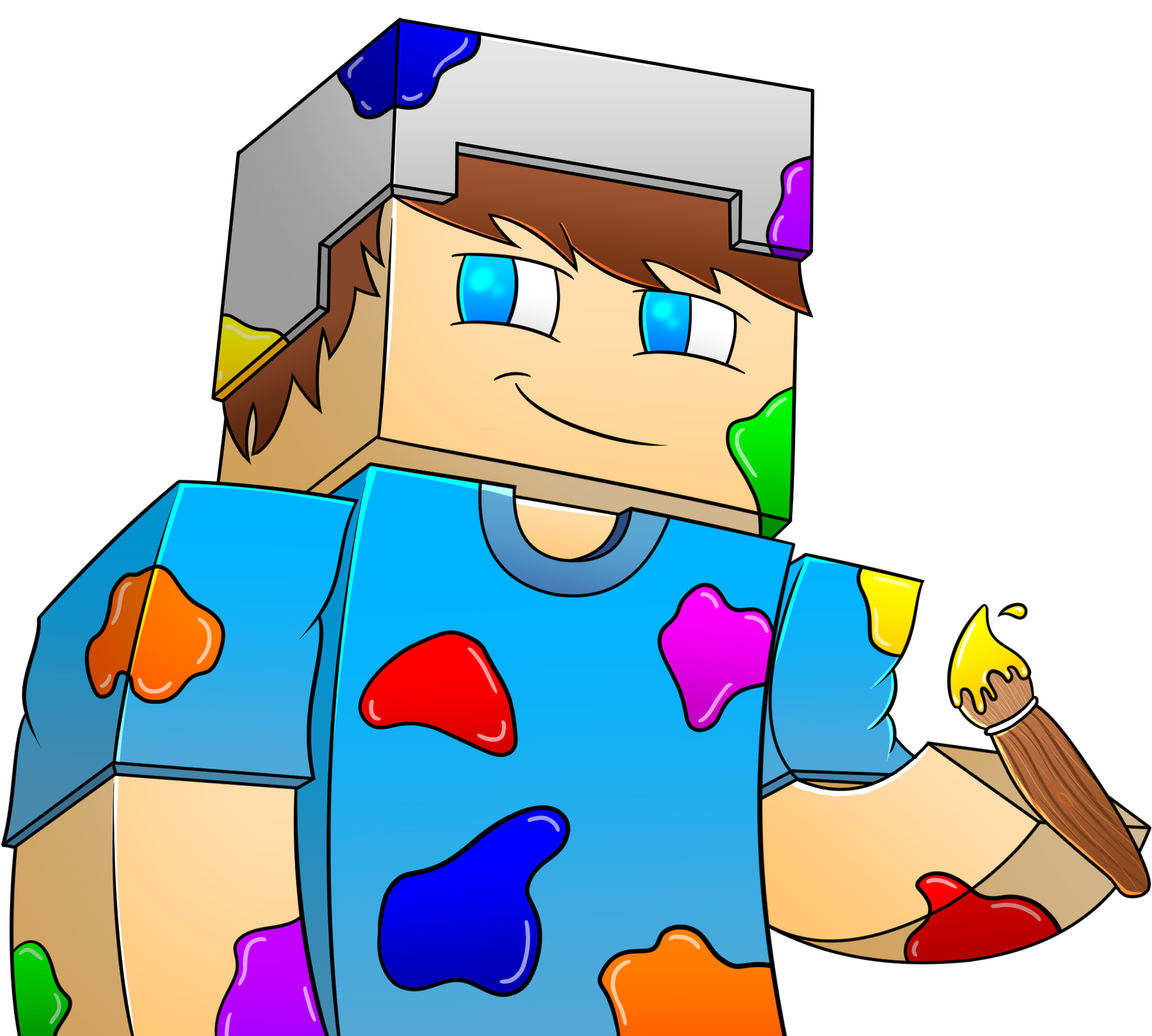 Clip Art And Logos Each Mcgamer - Cartoon - Png Download (2000x2000), Png Download