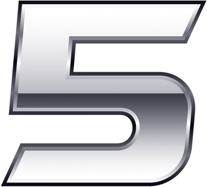 Download Silver Number Five Clipart Png Photo Transparent Png (850x770), Png Download