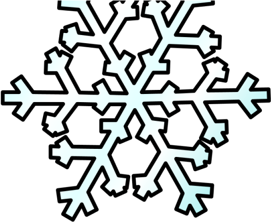 Snowflake Clipart Pastel - Snow Clip Art - Png Download (640x480), Png Download