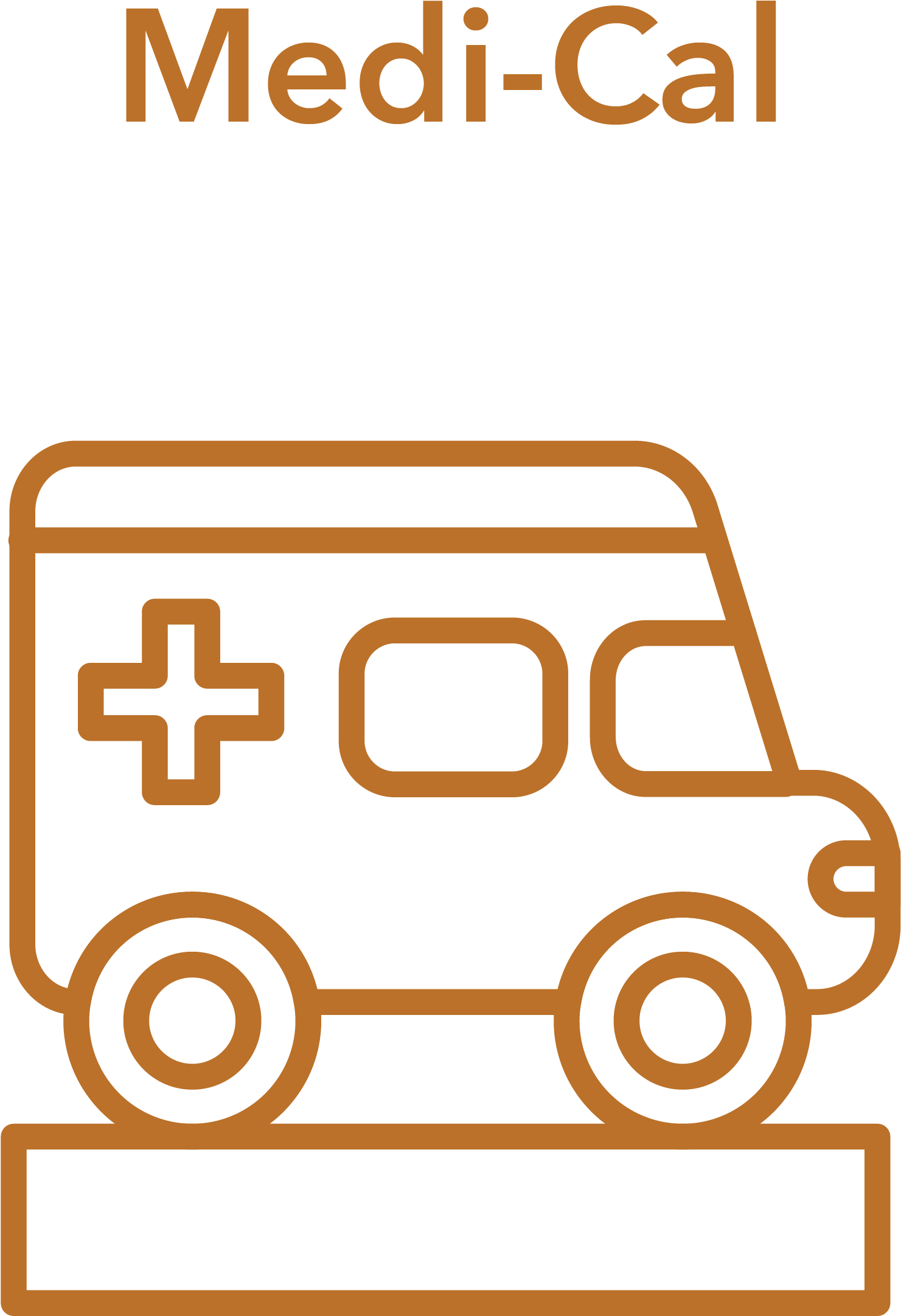 Medi-cal - Ambulance Clipart (1622x2281), Png Download