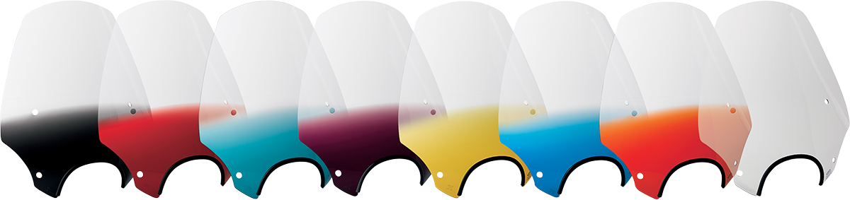 Gradient Yellow "sportshield" 19" El Paso Windshield - Memphis Shades Clipart (1200x283), Png Download