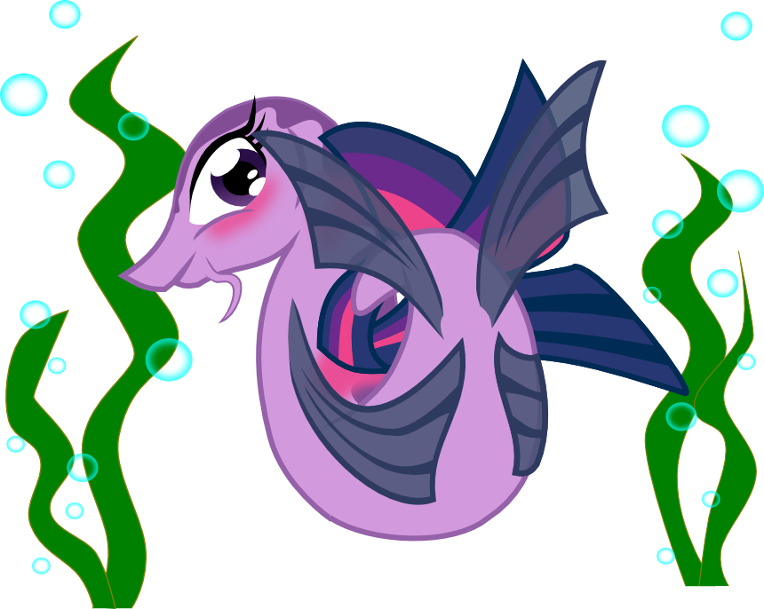 Skrysal, Blushing, Bubble, Female, Fish, Fishified, Clipart (860x686), Png Download