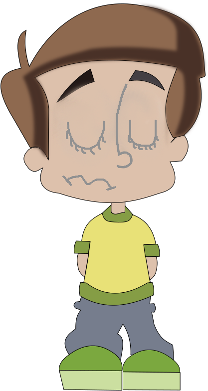 White Boy Cartoon Png Clipart (494x800), Png Download