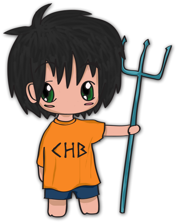 0 Replies 3 Retweets 0 Likes - Anime Percy Jackson Chibi Clipart (599x759), Png Download