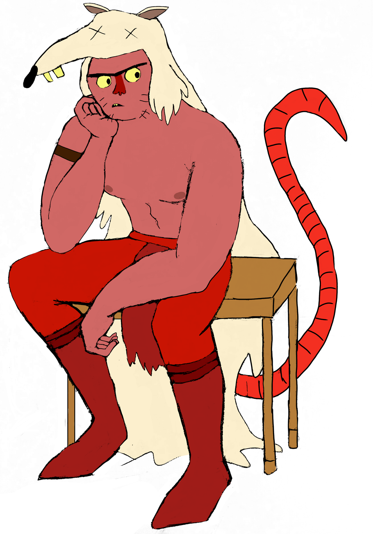 Pickle And Peanut My Art - Cartoon Clipart (1280x1832), Png Download