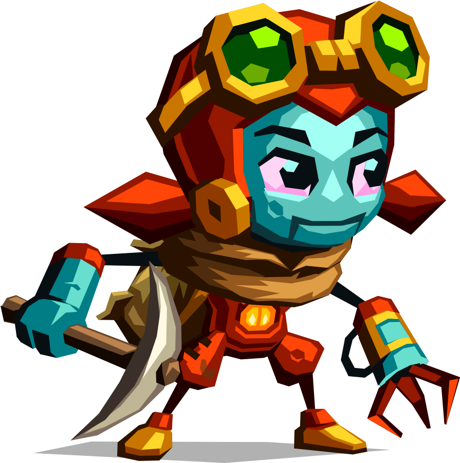 Steamworld Dig 2 Dorothy With Pickaxe - Steamworld Dig 2 Png Clipart (1000x1000), Png Download