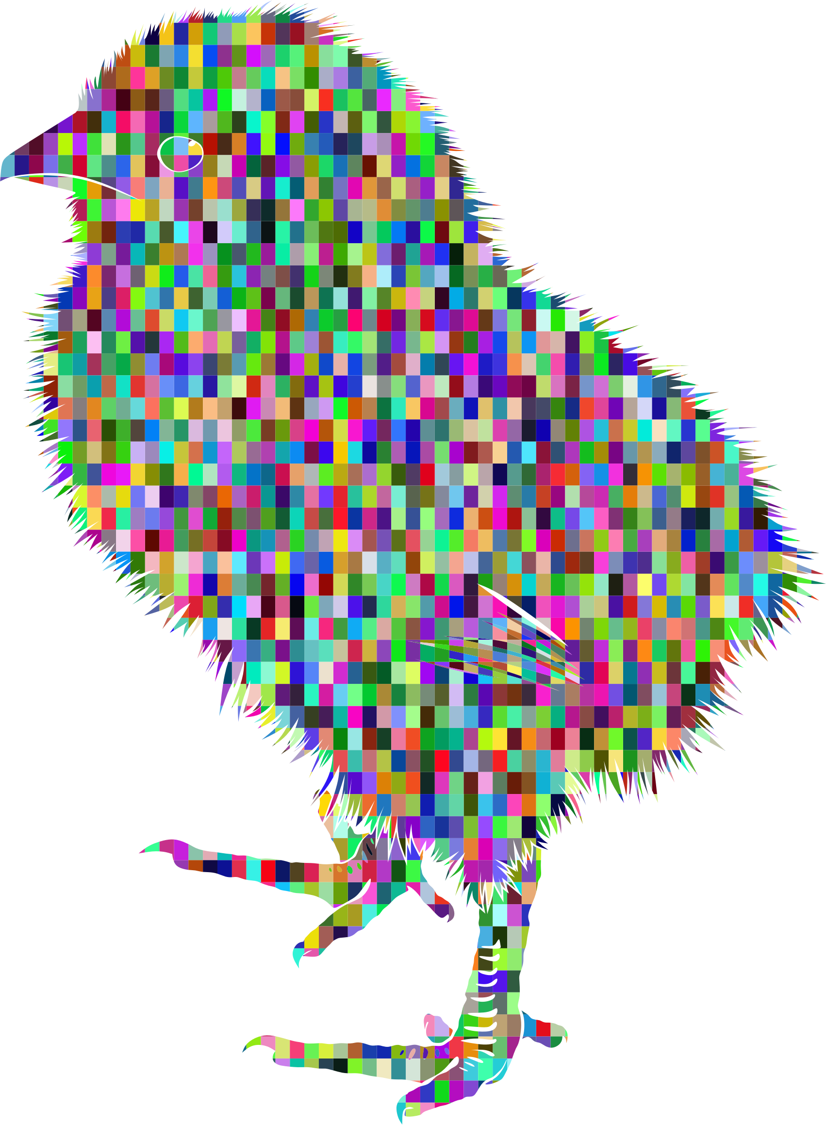 Big Image - Lizard Tessellation Art Clipart (1702x2318), Png Download