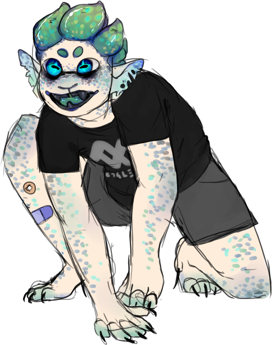 ““colored Sketch Commission For @canccel I Really Like Clipart (1280x1280), Png Download