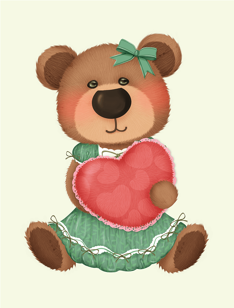 Bear Buddies Collection 02 Canvas And Paper Print - Bear Buddies Ii Framed Print Frame Colour: White, Size: Clipart (1000x1000), Png Download