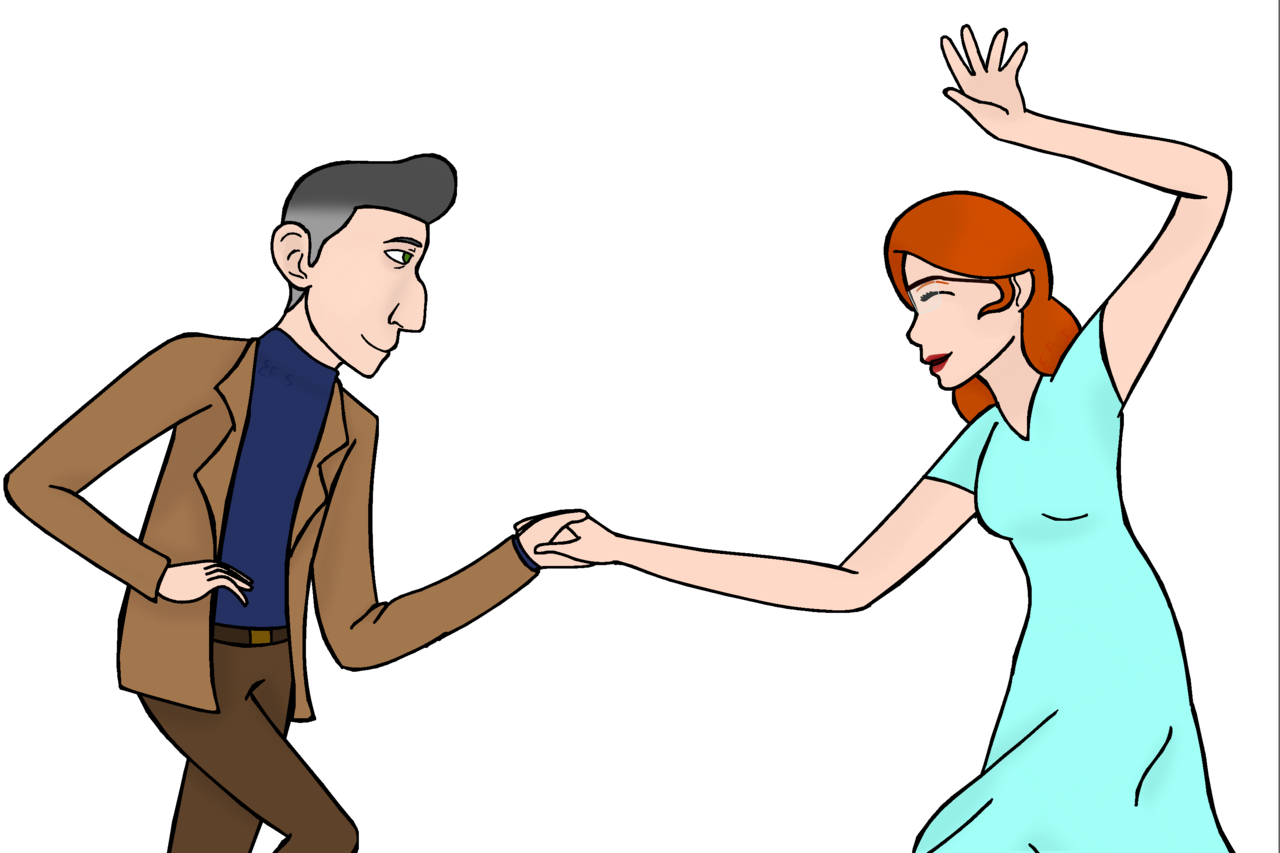 I Love The Idea Of Walter Teaching Barbara To Swing - .com Clipart (1280x853), Png Download