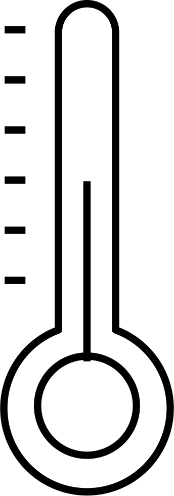 Clipart Thermometer Downloadable - Png Download (344x981), Png Download