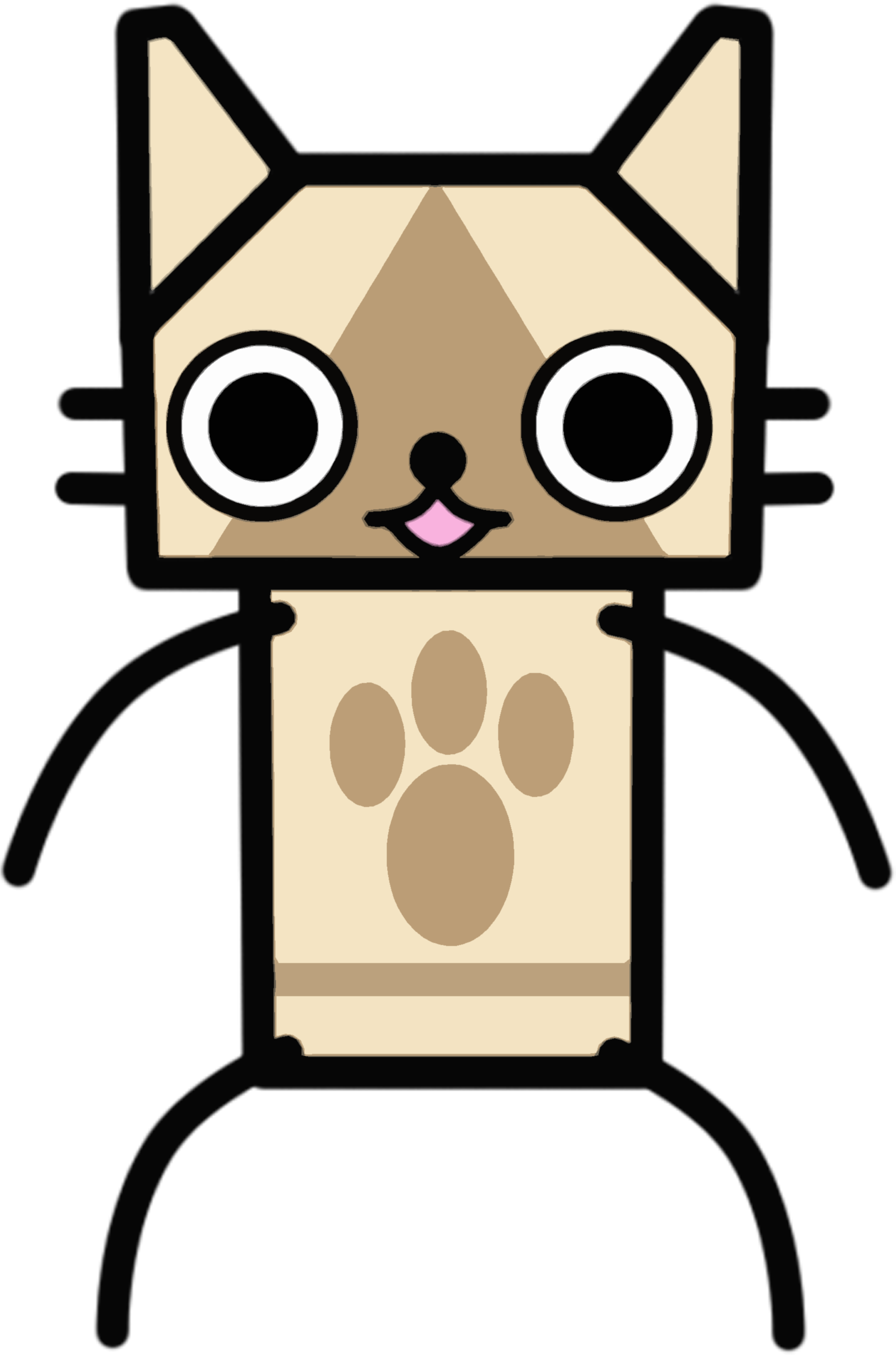 Monster World Whiskers Felyne - Monster Hunter Felyne Png Clipart (2400x3200), Png Download