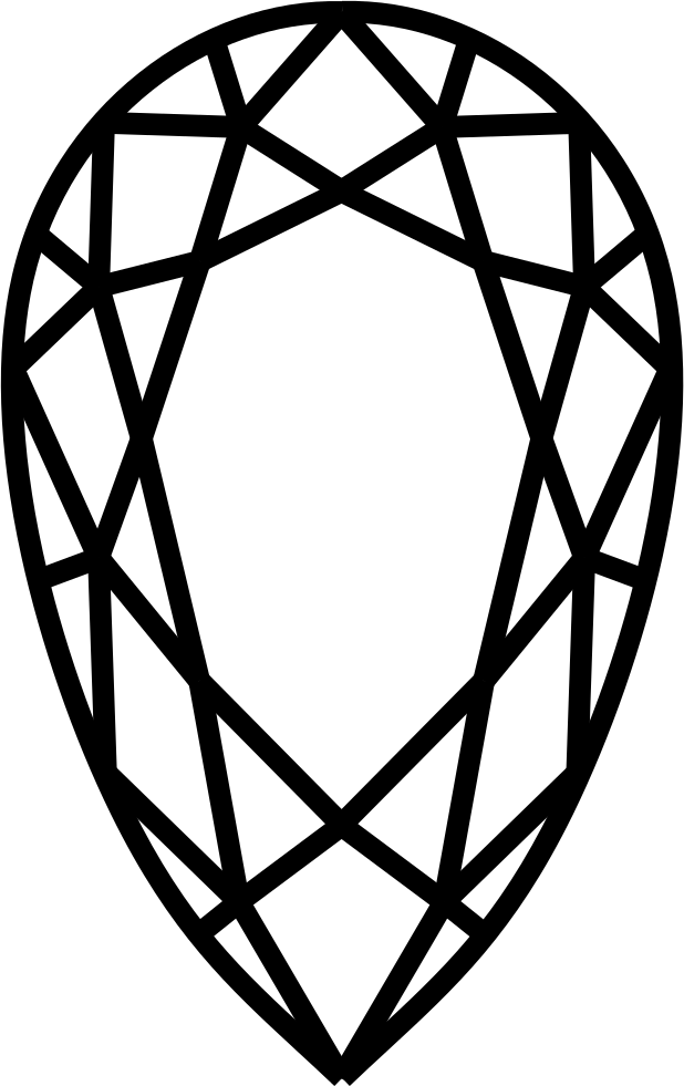 Png File - Oval Diamond Icon Png Clipart (618x981), Png Download