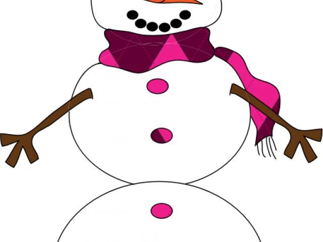 Adorable Clipart Snow Man - Snowman - Png Download (640x480), Png Download