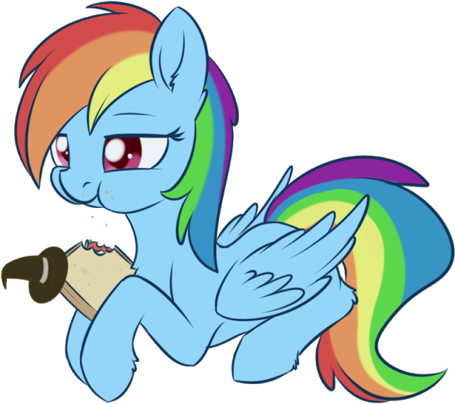 Nightly Roundup - Rainbow Dash Clipart (640x569), Png Download