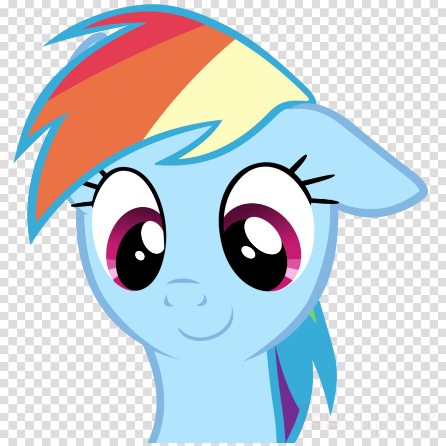 My Little Pony Rainbow Dash Crying Gif Clipart Rainbow - Png Download (900x900), Png Download