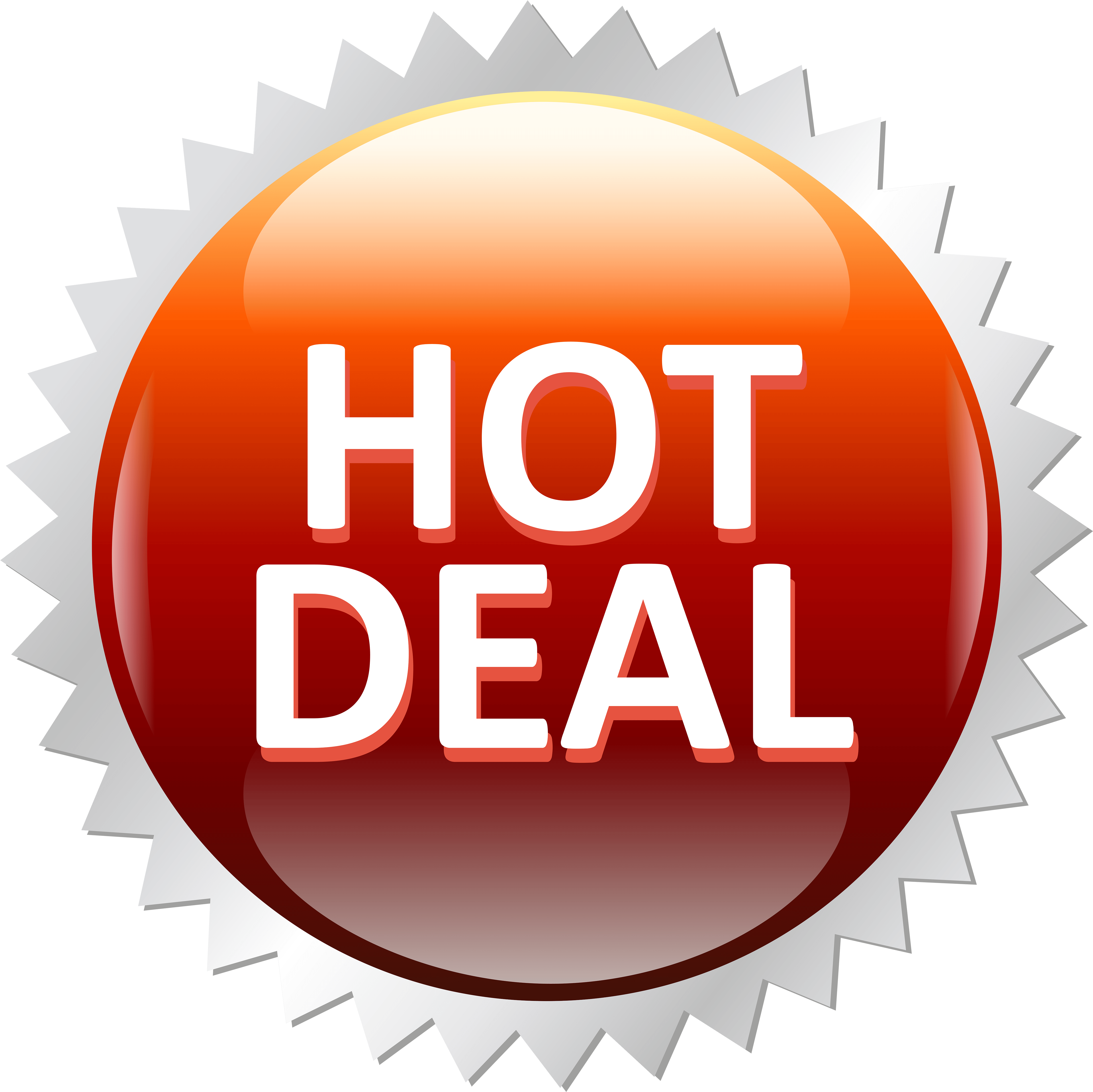 Hot Deal Sale Label Png Clip Art Image - Hot Deal Transparent Png (5000x4994), Png Download
