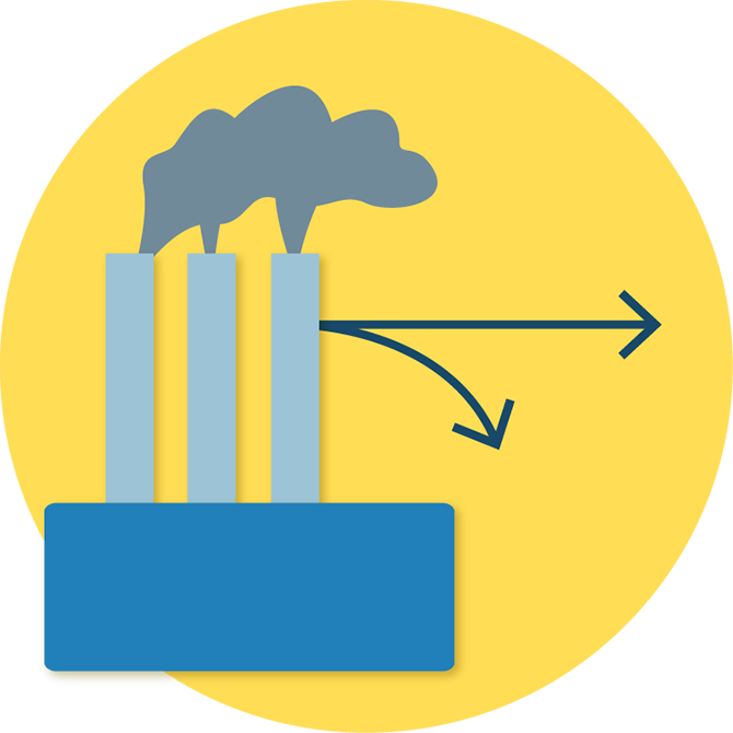 Oil Deposits, And Landfills Contributing To Pah Contamination - Circle Clipart (670x670), Png Download