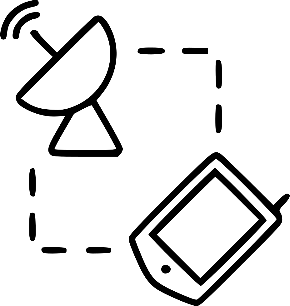 Navigator Satellite Dish Gps Map Connect Technology Clipart (928x980), Png Download