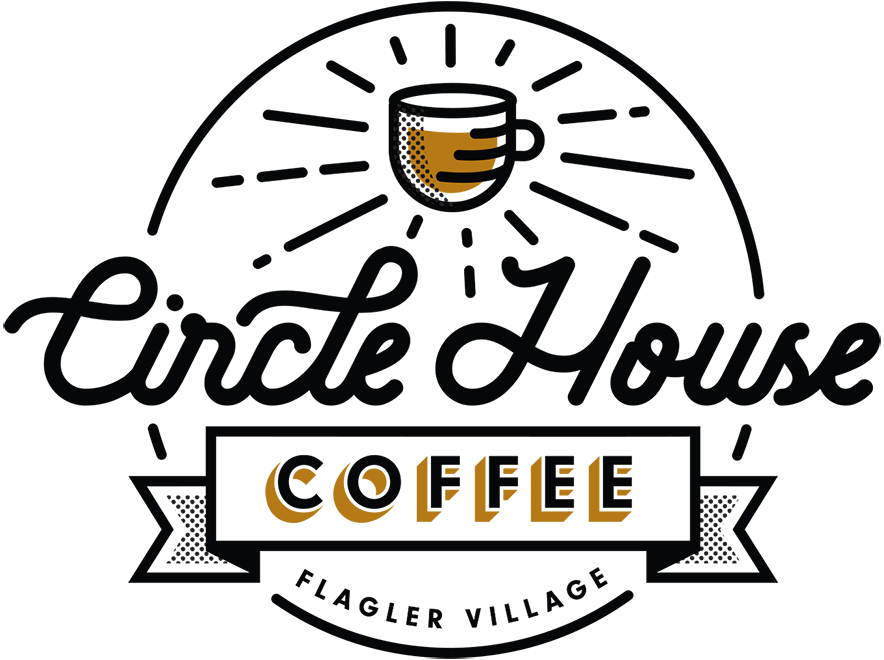 Circle House Coffee Clipart (884x660), Png Download