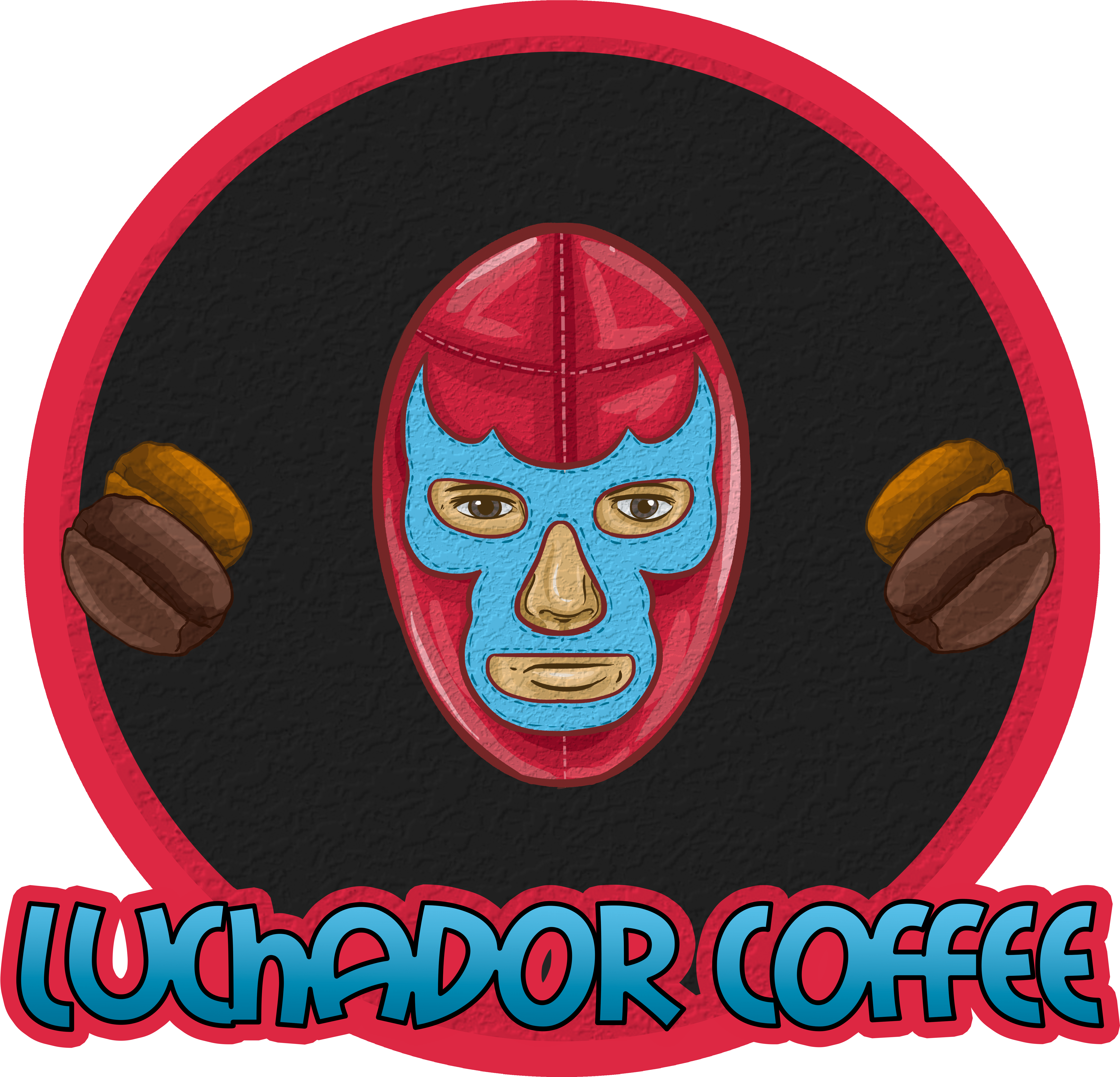 Luchador Coffee Clipart (5906x6993), Png Download