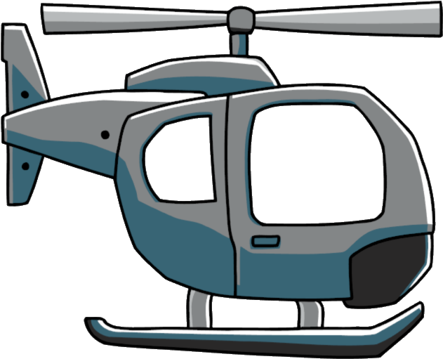 Scribblenauts Wiki Fandom Powered - Scribblenauts Helicopter Clipart (701x569), Png Download