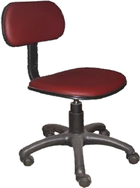 Xy 5178 Chair Burgundy - Black Office Chair Clipart (800x800), Png Download