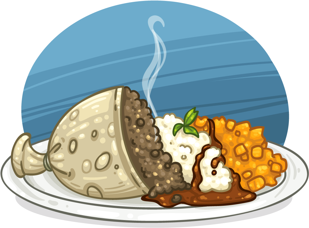 Burns Supper - Animated Cartoon Clipart (1024x1024), Png Download