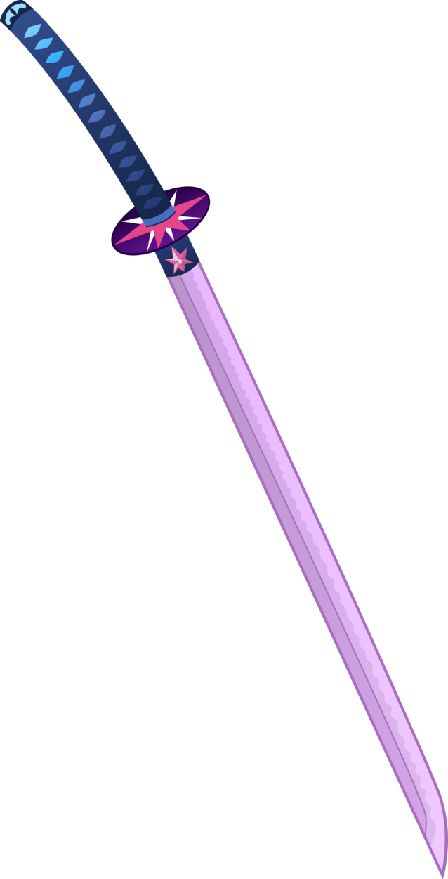 Twilight By Serenawyr On - My Little Pony Sword Clipart (638x1251), Png Download