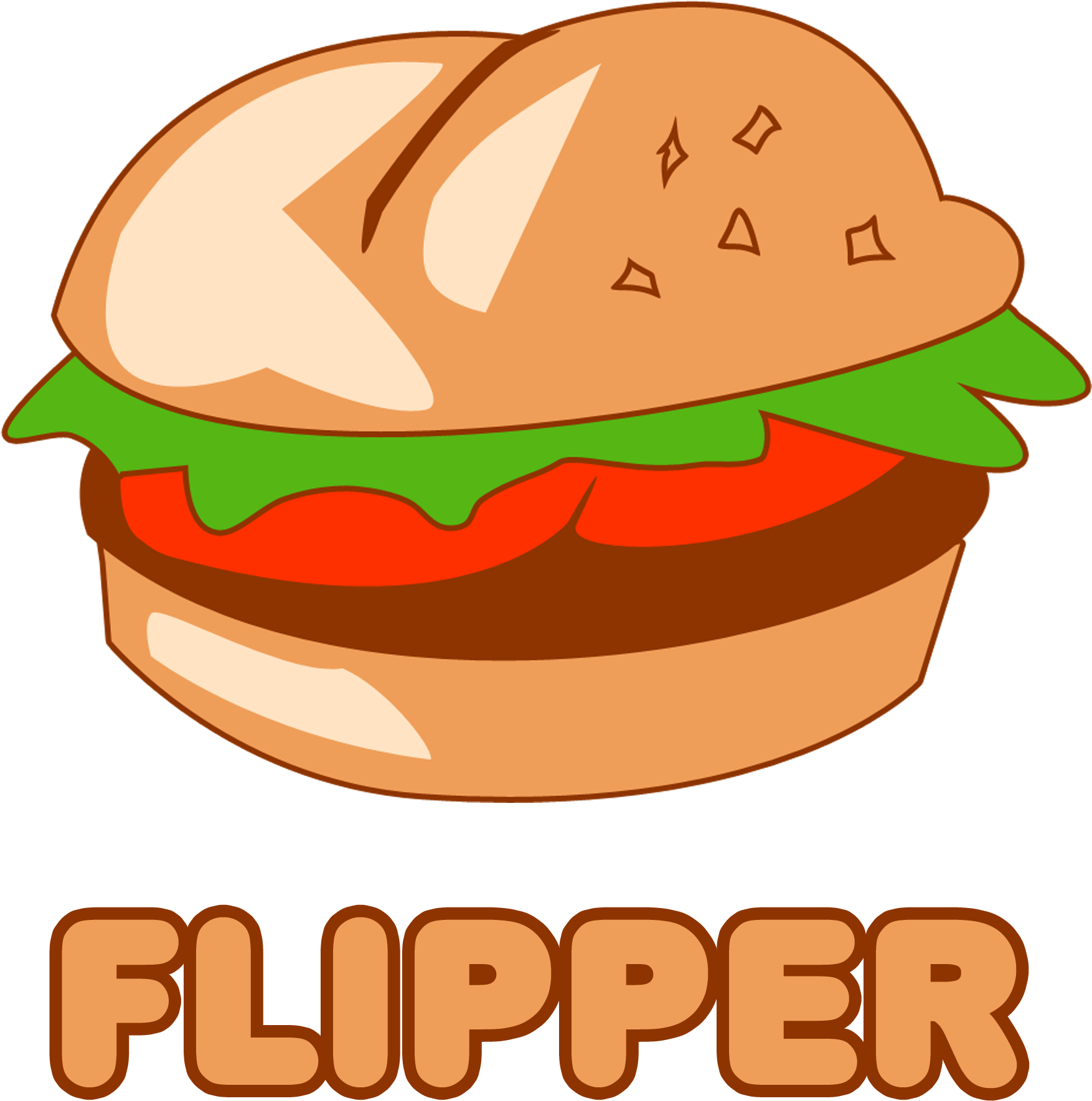 Burger Flipper Clipart (2000x2000), Png Download