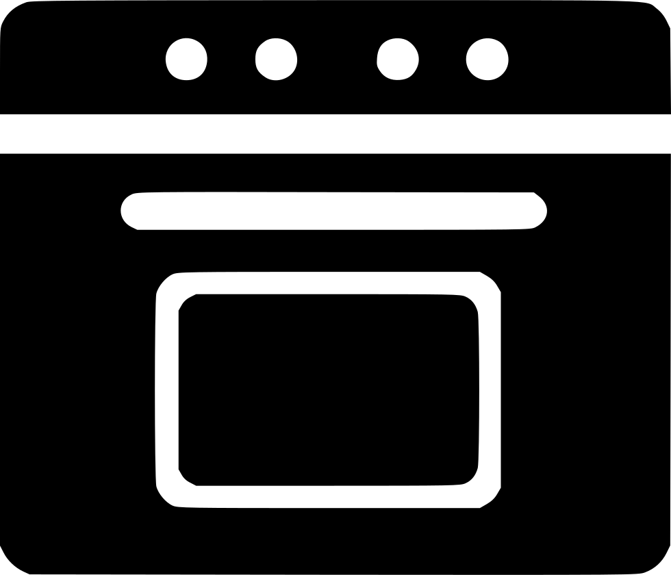 Oven Clipart Svg - Oven Icon Svg - Png Download (980x840), Png Download