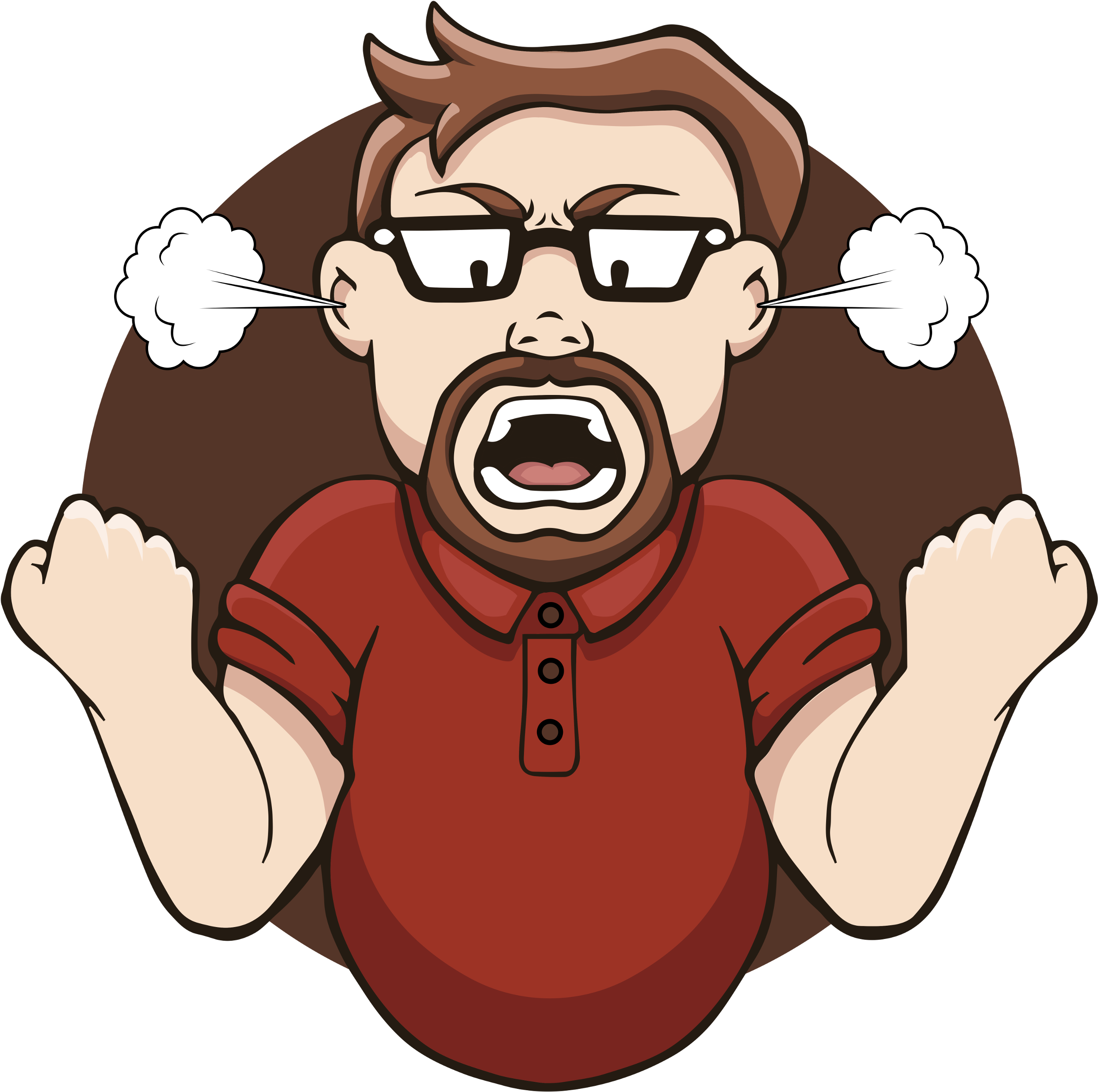 Hates Clipart (2500x2500), Png Download