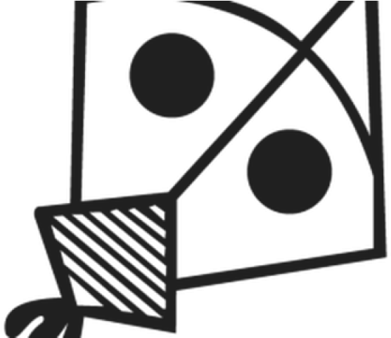 Kite Clipart Black And White - Png Download (640x480), Png Download