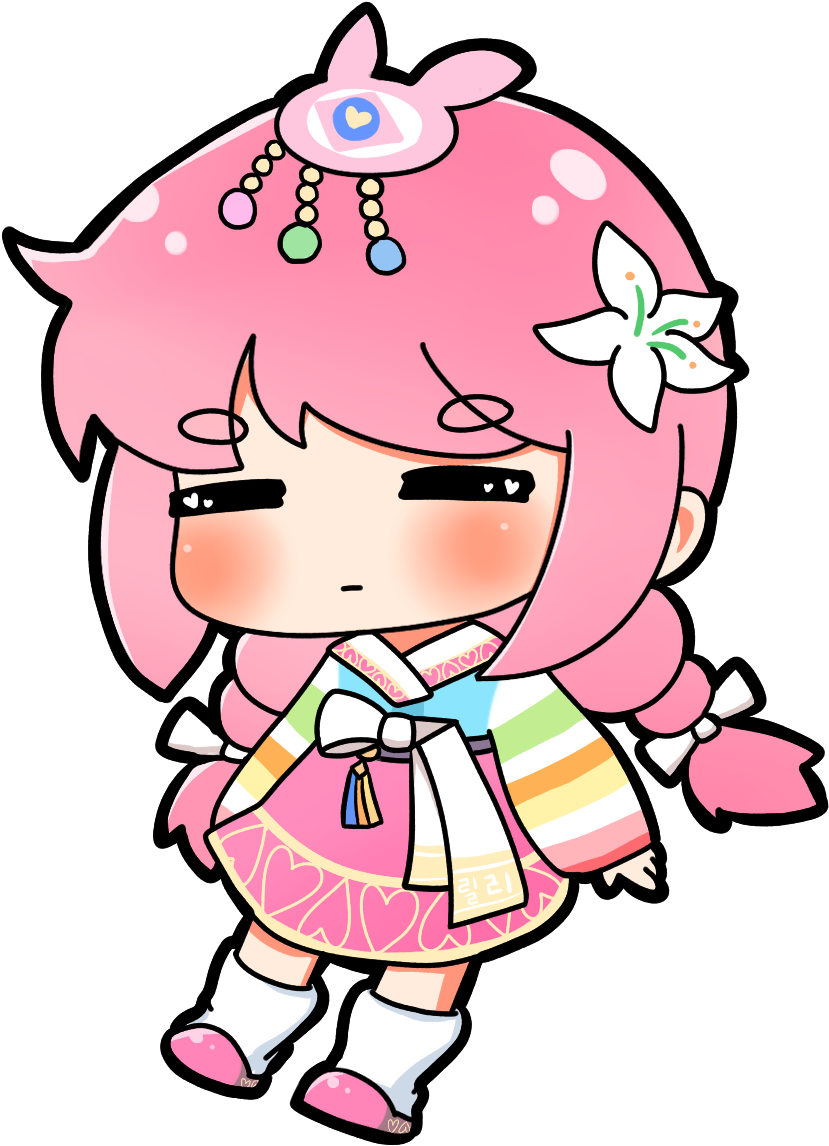 Lilybug Twitter Hanbok Lily Clipart (1200x1200), Png Download