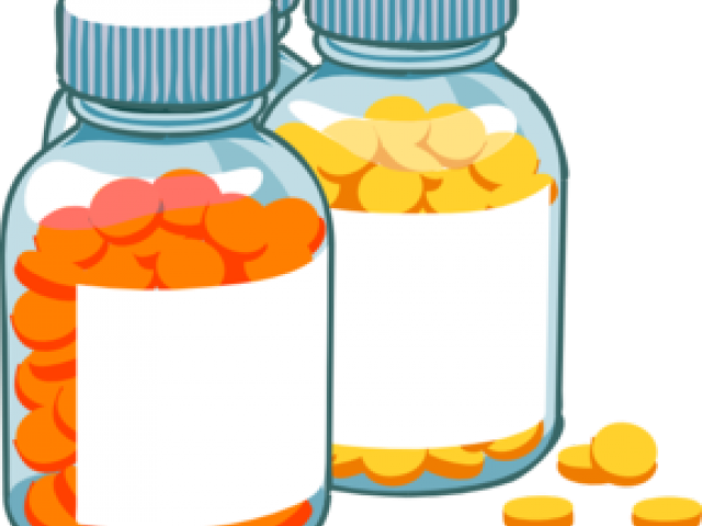Pills Clipart Rx Bottle - Png Download (640x480), Png Download
