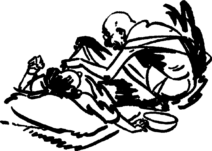 Gandhiji Drawing Cleaning Clipart (868x620), Png Download