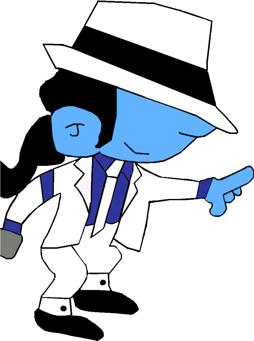 Smurf Criminal Gif Clipart (830x1112), Png Download