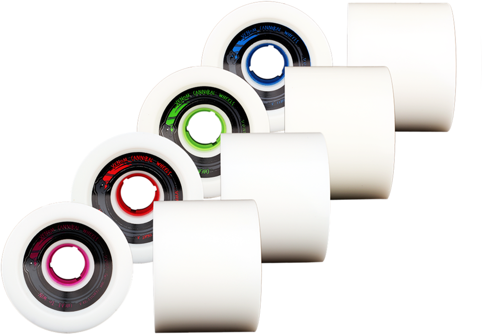 Buy Venom Cannibal 76mm Wheels At The Longboard Shop Clipart (960x960), Png Download