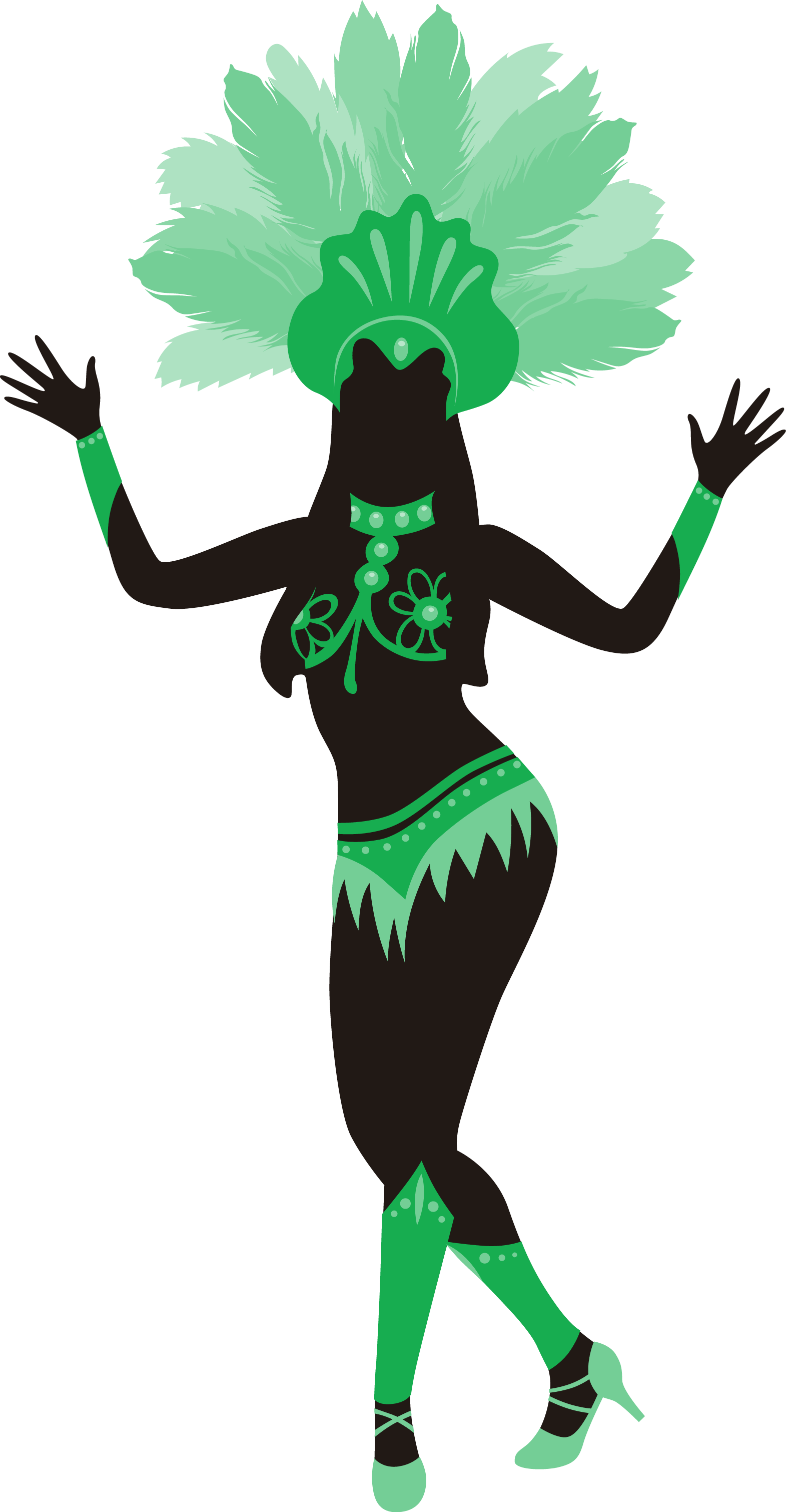 Carnival Clipart Caribbean - Png Download (1571x3020), Png Download
